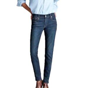 Polo Ralph Lauren Tompkins Skinny Jean Blue Dark Wash Stretch Size 26 NWOT